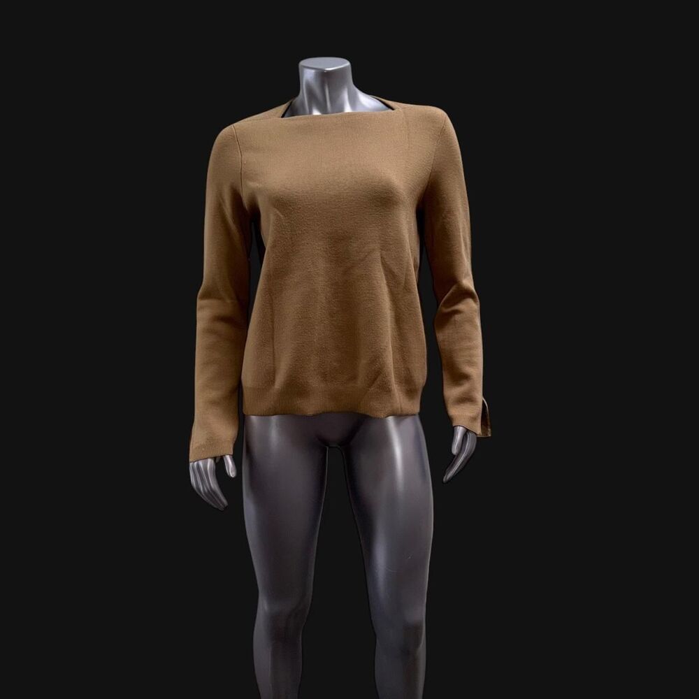 Armani-exchange Women's Tan and Brown Jumper